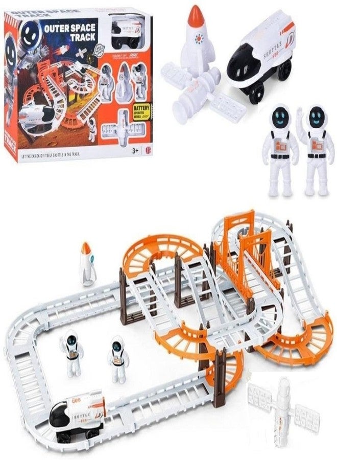 Magicwand Anti-Gravity Rechargeable 46 Pcs Automatic Outer Space Flexible Track Play Set for Kids 【Multi-Colored】【Pack of 1】 - Image 1